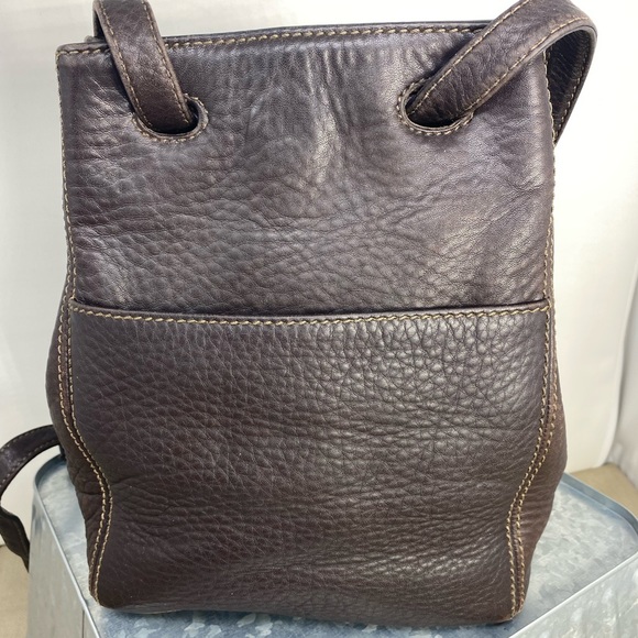 COACH VINTAGE SONOMA CHOCOLATE BROWN DRAWSTRING BUCKET BAG - Picture 1 of 12